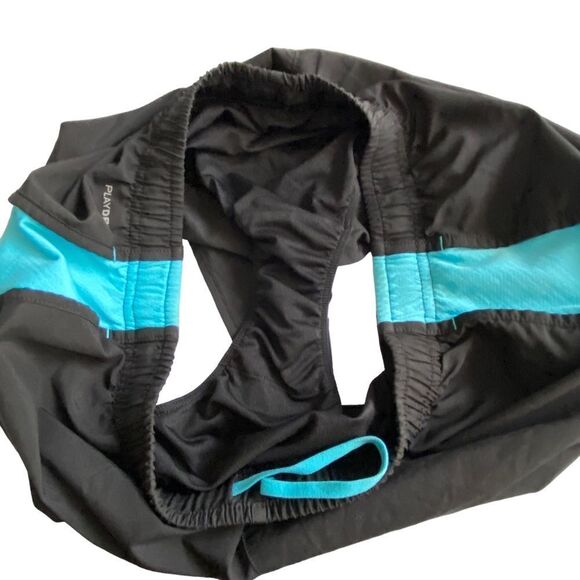 Reebok play dry shorts Black & Teal Size S - Picture 6 of 7